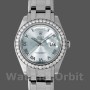 Replique Hommes - Rolex Day-Date-18946, 39mm, cadran romain bleu glacier, édition spéciale, Bleu glacier Hommes