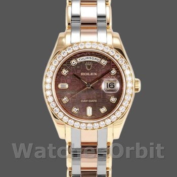 Replique Hommes Rolex Day-Date-18948, 39mm, Special Edition, Dark MOP Diamond Jubilee Dial, Hommes MOP
