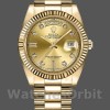 Replique Hommes Rolex Day-Date-218238, 41mm, or jaune, cadran champagne, Hommes Champagne
