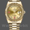 Replique Hommes - Rolex Day-Date-218238, 41mm, or jaune, cadran rubis champagne, Champagne Hommes