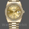 Replique Hommes Rolex Day-Date-218348, 41mm, Champagne Diamonds Dial, Hommes Champagne