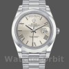 Replique Hommes Rolex Day-Date-228206, 40mm, cadran argenté à chiffres romains, platine, Argenté Hommes