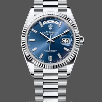 Replique Rolex Datejust 36-m126284RBR 0017 unisexe, 36 mm, acier inoxydable, blanc Jubilé romain, blanc
