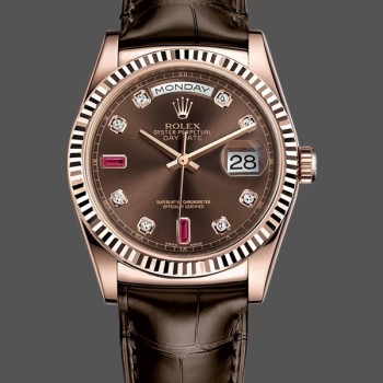 Replique Rolex Day Date 36-128238 0011 unisexe, or jaune, diamant MOP, MOP