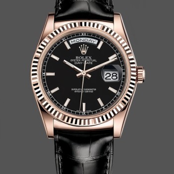 Replique Rolex Day Date 36-m128239 0069 unisexe, or blanc, cadran bleu diamant, bleu