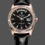 Replique Rolex Day Date 36-m128239 0069 unisexe, or blanc, cadran bleu diamant, bleu