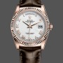Replique Rolex Day Date 36-m128348RBR 0064 unisexe, or jaune, cadran blanc, blanc