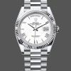 Replique Rolex Datejust 31-278274 0010, Femmes Cadran romain blanc, lunette cannelée, Jubilé, Ladies White