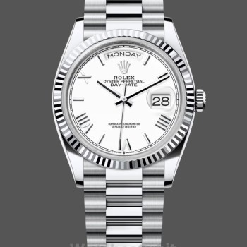 Replique Rolex Datejust 31-278274 0010, Femmes Cadran romain blanc, lunette cannelée, Jubilé, Ladies White