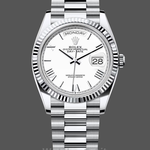 Replique Rolex Datejust 31-278274 0010, Femmes Cadran romain blanc, lunette cannelée, Jubilé, Ladies White