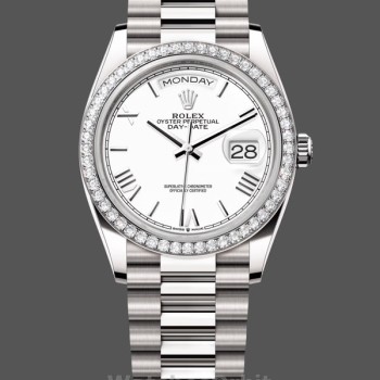Replique Hommes - Rolex Datejust 41-126334 0024, Automatique, Cadran blanc, Blanc