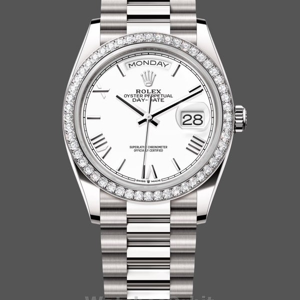 Replique Hommes - Rolex Datejust 41-126334 0024, Automatique, Cadran blanc, Blanc