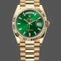 Replique Hommes - Rolex Submariner 40-16613T, 18K, cadran diamant champagne, lunette noire, cadran or champagne