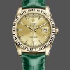 Replique Rolex Day Date 36-m128399TBR 0019 unisexe, or blanc, lunette diamantée, cadran blanc, blanc