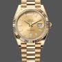 Replique Hommes - Rolex Day-Date 40-m228238 0005, Or jaune, cadran champagne, cadran champagne