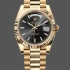 Replique Hommes - Rolex Day-Date 40-m228238 0067, Or jaune, President, Cadran noir, Cadran noir