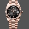 Replique Hommes - Rolex Day Date 40-m228235 0055, 40mm, or Everose 18K, gris