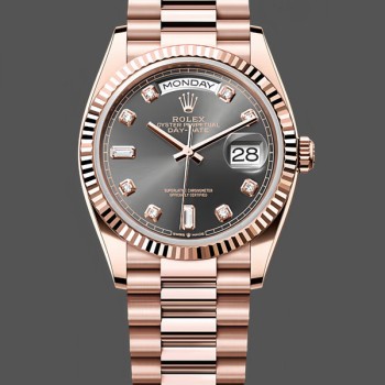 Replique Hommes - Rolex Submariner 40-16613T, 18K, cadran diamant champagne, lunette noire, cadran or champagne