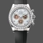 Replique Hommes - Rolex Daytona Cosmograph-126589RBR 0001, 40mm, 2024 Release, White Mother of Pearl Dial