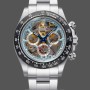 Replique Hommes Daytona Artisans De Geneve 116500LN Cadran squelette avec lunette en fibre de carbone Cadran squelette