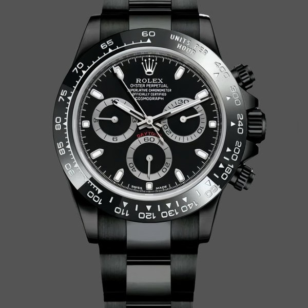 Replique Hommes Rolex Cosmograph Daytona 116500LN Carbon Black Limited Edition Cadran noir