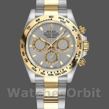Replique Hommes Rolex Cosmograph Daytona-116503, 40mm, cadran indexé rhodium, Hommes Rhodium