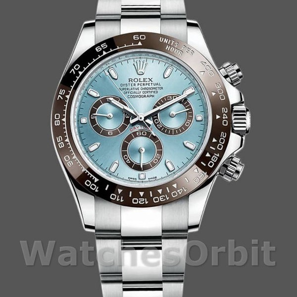 Replique Hommes Rolex Cosmograph Daytona 40mm Hommes-116506-50th Anniversary-Ice Blue Dial Ice Blue