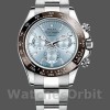 Replique Hommes Rolex Cosmograph Daytona-116506, 40mm, platine, cadran bleu glacier, Bleu glacier Hommes