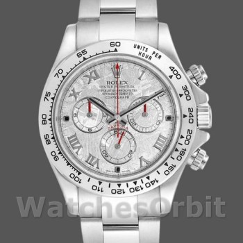 Replique Hommes Rolex Cosmograph Daytona-116509, 40mm, Meteorite Grey Roman Dial, Hommes Meteorite Grey