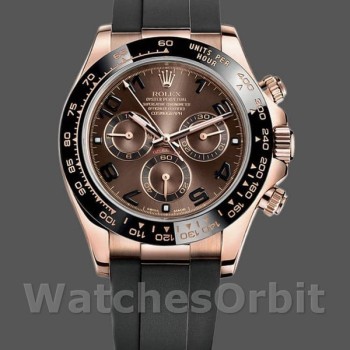 Replique Hommes Rolex Cosmograph Daytona 40mm Hommes-116515LN-Chocolat Cadran Arabe Chocolat