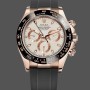 Replique Hommes Rolex Cosmograph Daytona 40mm Hommes-116515LN-Everose Gold-Ivory Dial Ivory