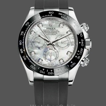 Replique Hommes Rolex Cosmograph Daytona 40mm Hommes-116519-Mother of Pearl Dial MOP