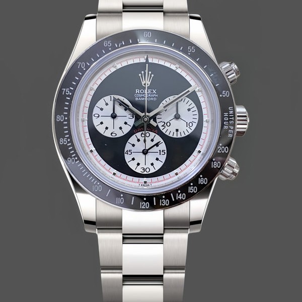 Replique Hommes Rolex Cosmograph Daytona 116520 Bamford Heritage Paul Newman Black Dial 40MM Steel Black Dial
