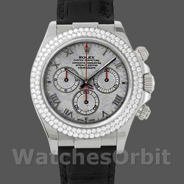 Replique Hommes Rolex Cosmograph Daytona-116589, 40mm, cadran gris météorite, Gris météorite Hommes