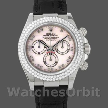 Replique Hommes Rolex Cosmograph Daytona-116589, 40mm, White MOP Arabic Dial, Hommes MOP