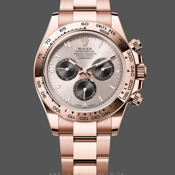 Replique Hommes Rolex Cosmograph Daytona 40mm Men's-126505 0003-Oyster Bracelet-Rose Champagne Dial Champagne Champagne