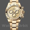 Replique Hommes Rolex Cosmograph Daytona 126508 40MM Or Jaune avec Cadran Vert Champagne