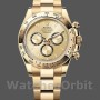 Replique Hommes Rolex Cosmograph Daytona 126508 40MM Or Jaune avec Cadran Vert Champagne