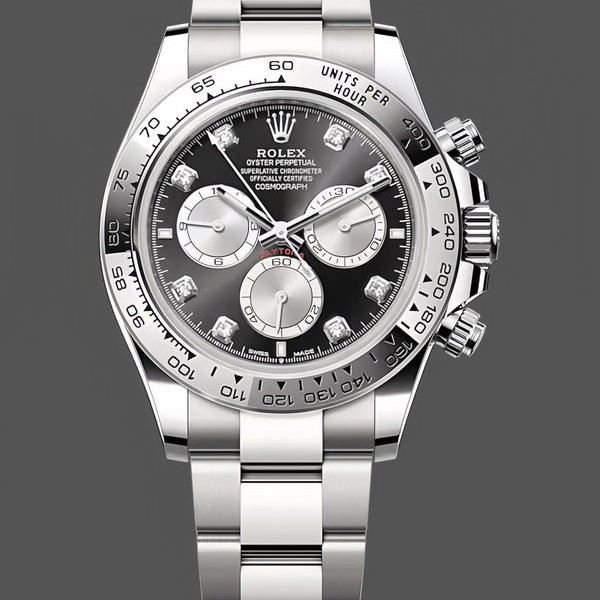 Replique Hommes - Rolex Cosmograph Daytona-126509 0002, 40mm, Diamond Mark, noir