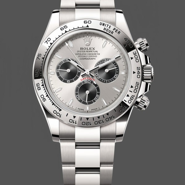 Replique Hommes - Rolex Cosmograph Daytona-126509 0003, 40mm, cadran argenté, argent et noir