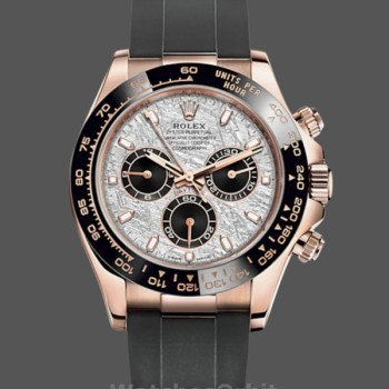 Replique Hommes Rolex Cosmograph Daytona 40mm Meteorite Dial Everose Gold - 116515LN 0055 Meteorite Dial