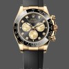 Replique Hommes - Rolex Cosmograph Daytona 40-m126518LN 0006, or jaune, caoutchouc noir, cadran noir