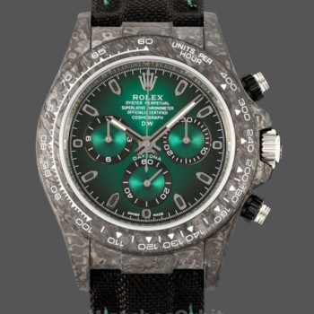 Replique Homme - Rolex Cosmograph Daytona DIW 40MM Carbon Fiber Green Dial Cadran Vert