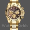Replique Hommes Rolex Daytona-116508, 40mm, or jaune, cadran noir MOP, Hommes MOP