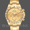 Replique Hommes Rolex Daytona-116508, 40mm, or jaune, cadran diamant champagne, Hommes Champagne