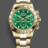 Replique Hommes Rolex Daytona-116508, 40mm, or jaune, cadran indexé vert, Hommes Vert