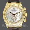 Replique Hommes Rolex Daytona 40mm Hommes-116518-MOP Diamond Dial-Yellow Gold MOP Diamond