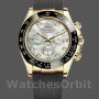 Replique Hommes Rolex Daytona 40mm Hommes-116518LN-Rubber Strap-MOP Diamond Dial MOP Diamond