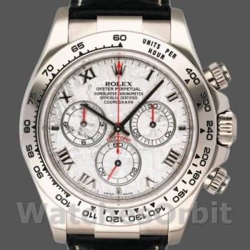 Replique Hommes Rolex Daytona 40mm Hommes-116519-Meteorite Dial-Automatic Meteorite