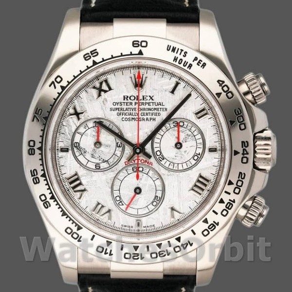 Replique Hommes Rolex Daytona 40mm Hommes-116519-Meteorite Dial-Automatic Meteorite